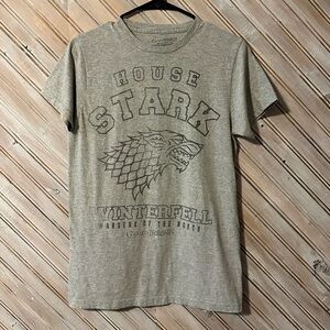 Game of Thrones House Stark Winterfell Wardrn of The North Tee Shirt